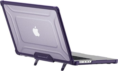 SaharaCase - Raider ProArmor Case for Apple MacBook Pro 16'' M4 (2024) and M3 (2023) Laptops - Purple Orchid-Angle_Standard 