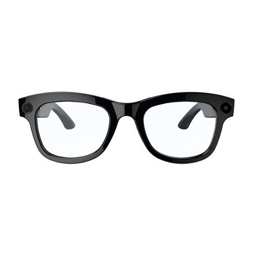 PRIMEPLUS - Smart Translation Glasses 8MP Video Image Stabilization Real-time Translation 4K Smart Glasses with Camera- Anti- blue - Black- Blue Light Blocking-Front_Standard 