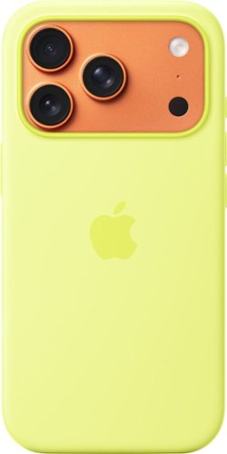 Apple - iPhone 17 Pro Silicone Case with MagSafe - Neon Yellow