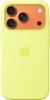 Apple - iPhone 17 Pro Silicone Case with MagSafe - Neon Yellow-Front_Standard