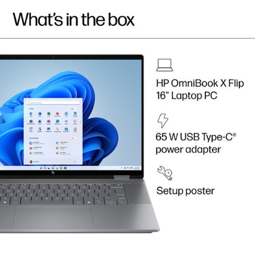HP OmniBook X Flip 2-in-1 16 2K Touch-Screen Laptop - AMD Ryzen 5 - 8GB Memory - 512GB SSD - Meteor Silver BUY IN SINGAPORE