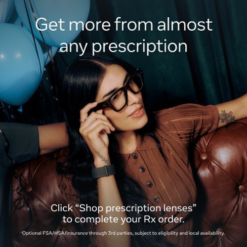 Meta Ray-Ban Display & Neural Band | AI glasses with in-lens display - Shiny frame, standard - band size 3 - Black BUY IN SAUDI ARABIA
