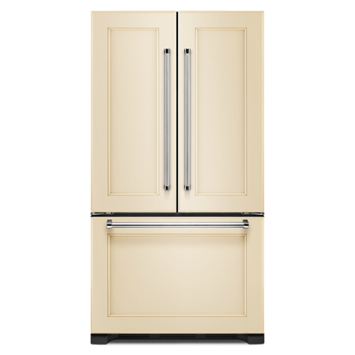 KitchenAid - 21.9 Cu. Ft. French Door Counter-Depth Refrigerator - Stainless Steel-Front_Standard 