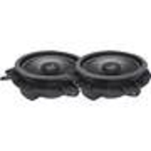 Powerbass - OE Series 6.5in. 2-Way Coaxial OEM Replacement Speaker with Injection Molded PP Cone - Black-Front_Standard 