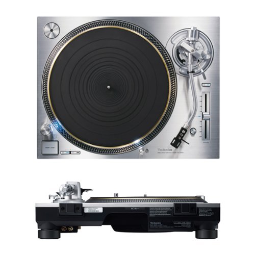 Panasonic - Technics Grand Class Direct Drive Turntable System SL-1200G - Silver-Front_Standard 