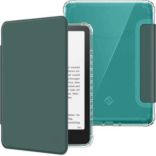 Kitcheniva - Soft Transparent Case For 7 Inch Kindle Paperwhite 12th 2024 Protective Shell - Midnight Green-Front_Standard 