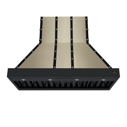 Forno Appliances - 48 inches - Externally Vented - Wall Range Hood - Black/Copper