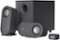 Logitech - Z407 2.1 Bluetooth Computer Speaker System with Wireless Control (3-Piece) - Black-Front_Standard