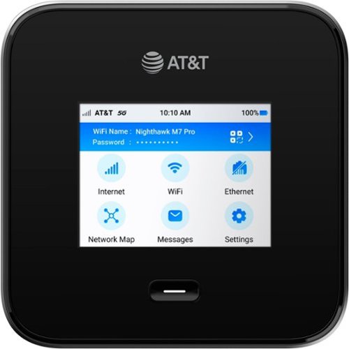 NETGEAR Nighthawk M7 Pro WIFI 7 Mobile Hotspot - Black (AT&T)