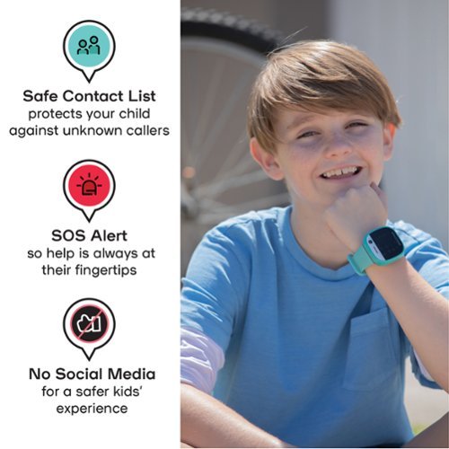 Spacetalk Adventurer 4G Kids Smart Watch Phone and GPS Tracker - Midnight WORLDWIDE DELIVERY