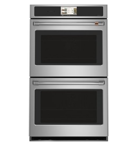 Café - 30" Smart Built-In Double Electric Convection Wall Oven with Air Fry and Precision Cooking Modes - Stainless Steel