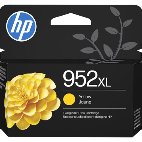 HP - 952XL High-Yield Ink Cartridge - Yellow-Front_Standard 