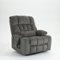 Boyel Living - Oversized Elderly Electric Lift Chair 4 OKIN Motor 180° Flat Heat Massage 2 Remote 2 Cup Holder 2 Pocket - Dark Brown-Front_Standard