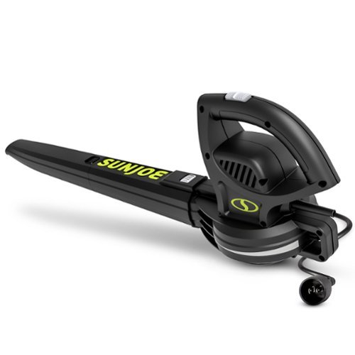 Sun Joe - Electric All Purpose Leaf Blower 6 Amp Motor, 155 MPH Air Speed, SBJ597E - Black-Front_Standard 