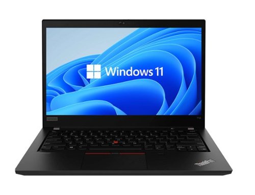 Lenovo - ThinkPad T14 G2 Core i7-1165G7 2.8GHz, 16GB, 256GB SSD, 14" FHD, Windows 11 Pro (Refurbished) - Black-Front_Standard 
