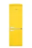 Front. Unique Appliances - Classic Retro 23.8 in 11.7 cu. ft. Frost Free Retro Bottom Freezer Refrigerator ENERGY STAR - Canary Yellow.