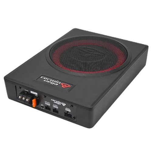 Cerwin Vega - Cerwin-Vega VPAS841 Under-seat Bass Solution With Vega Bass + 4 Channel Output For Additional Speakers - Black/Gray-Front_Standard 