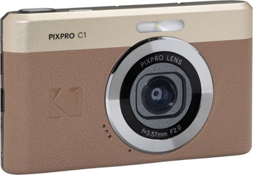 kodak pixpro c1 ブラウン Kodak PIXPRO C1 Digital Camera Brown DSC-C1-BN-US-1 - Best Buy