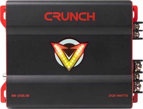 Crunch V-DRIVE 2125W Monoblock Car Audio Amplifier - Black WORLDWIDE DELIVERY