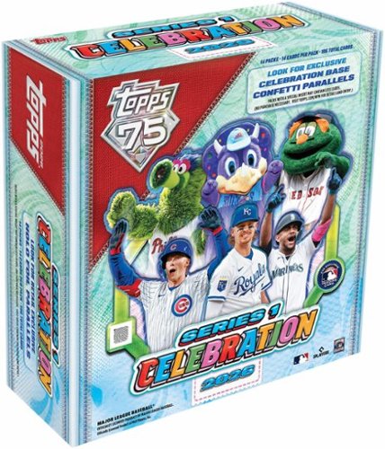 2026 Topps Series 1 Baseball Celebration Mega Box-Front_Standard 