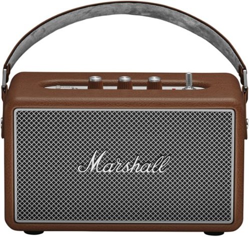 Marshall - Kilburn III Portable Wireless Bluetooth Speaker with Bass / Treble / Volume Controls and 3.5 mm Auxiliary Input - Brown