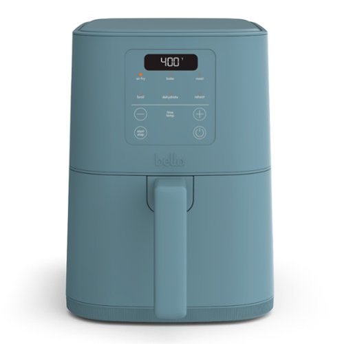 Bella - Fits-anywhere Kitchenware: 4-qt. Slim Air Fryer - Surf