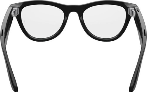 Ray-Ban Meta Skyler (Gen 1) glasses with Meta AI, Audio, Photo, Video Compatability - Clear Lenses - Shiny Black BUY IN MIDDLE EAST