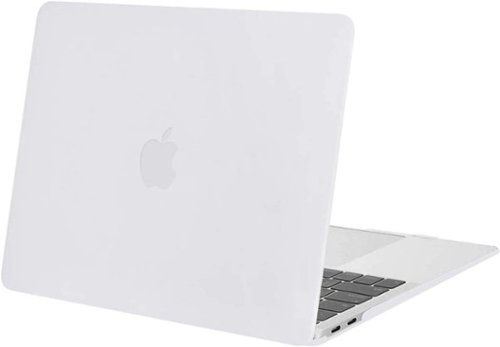 mosiso - Case for MacBook Air 13 inch A2337 M1 A2179 A1932 with Touch ID 2018-2022 - White-Front_Standard 