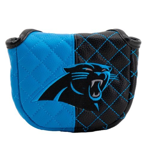 Team Golf - Carolina Panthers Quilted Mallet Putter Cover - Multicolor-Front_Standard 