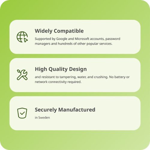 Yubico YubiKey 5C NFC - Two-Factor authentication (2FA) Security Key, Connect via USB-C or NFC, FIDO Certified TwoPack - Black GLOBAL SHIPPING