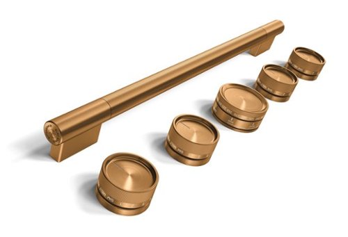 KitchenAid - Handle and Knob Hardware Accessory Kit for 30" Commercial-Style Induction Range - Bronze