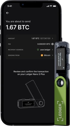 Ledger Nano S Plus Crypto Hardware Wallet - Oxidate Green GLOBAL SHIPPING