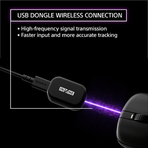 Sony INZONE Mouse-A Ultra-Lightweight Optical Switch Wireless 8K Gaming Mouse - Wireless - Black BUY IN EUROPE