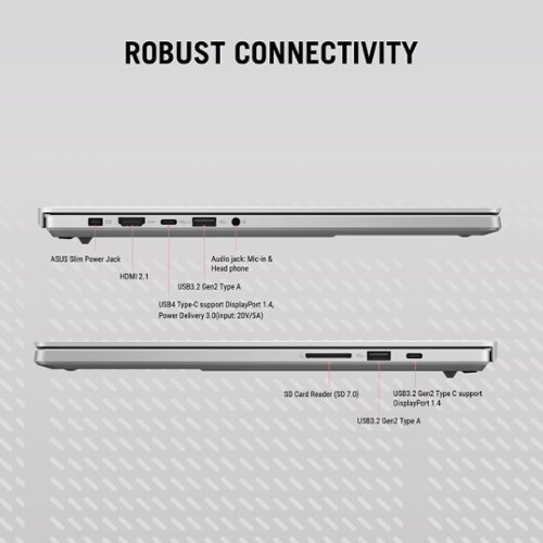 ASUS ROG Zephyrus G16 16 OLED 240Hz Gaming Laptop - Copilot+ PC - AMD Ryzen AI 9 HX 370 - 32GB Memory - RTX 4060 - 1TB SSD - Platinum White BUY IN SAUDI ARABIA
