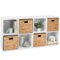Best Choice Products - 8-Cube Bookshelf, 13.5in Display Storage System, Organizer w/ Removable Back Panels - White-Front_Standard