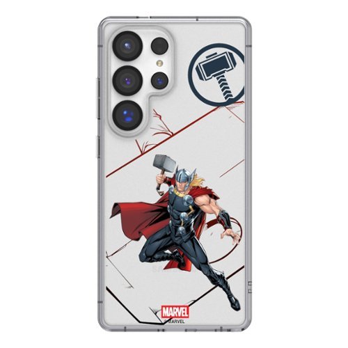 Keyscaper - Marvel MechLine Clear Phone Case - Samsung Galaxy S24 - Thor-Front_Standard 