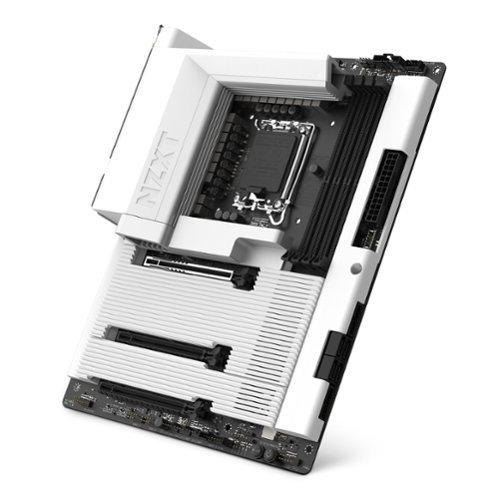 NZXT - N9 Z890 LGA 1851 Intel Z890 ATX DDR5 Wi-Fi 6E Motherboard with Full Cover - White