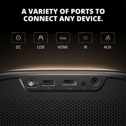 ETOE E3 Pro 4K 1080P Smart Projector, Android TV 11.0 & Netflix Certified, 600 ANSI, 20W Dolby Audio, Auto Focus & Keystone - Black GLOBAL SHIPPING