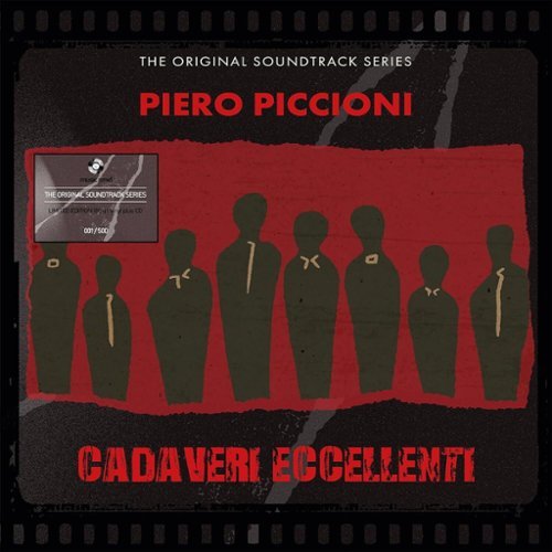 Piero Piccioni - Cadaveri Eccellenti (Original Soundtrack) - Transparent Red Colored Vinyl with CD   - VINYL LP-Front_Standard 