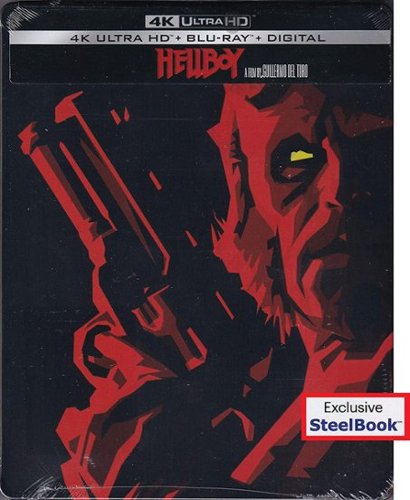 Hellboy [SteelBook] [Includes Digital Copy] [4K Ultra HD Blu-ray/Blu-ray] [Only @ Best Buy] [2004]-Front_Standard 