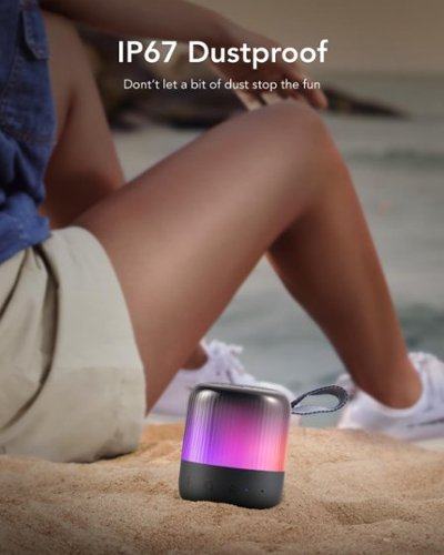 Soundcore by Anker Glow Mini IP67 Waterproof Dustproof Portable Bluetooth Speaker with 360-Degree Sound and Custom Light Show - Black HOW TO BUY