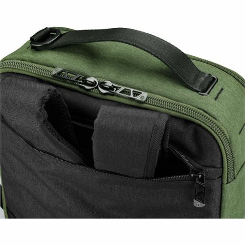 Swissdigital Design BERG Hybrid TSA-Friendly Briefcase With USB Charging Port RFID Protection and Fits Up to 16″ Laptop - Dark Green BUY IN UAE