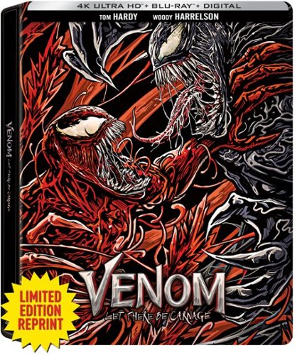 

Venom: Let There Be Carnage [Limited Edition] [SteelBook] [4K Ultra HD Blu-ray/Blu-ray] [2021]