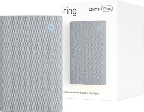 Chime Plus, Crisp, clear audio alerts for select Ring devices, built-in night-light, customizable tones, easy setup - White-Front_Standard 