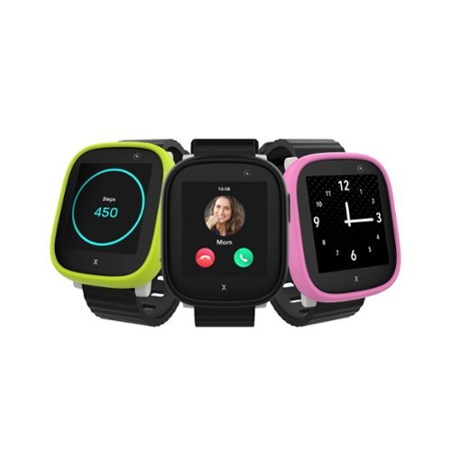 Xplora - Kids' X6Play (GPS + Cellular) Smartwatch 42mm Calls, Messages, SOS, GPS Tracker, Camera, Step Counter, SIM Card included - Black