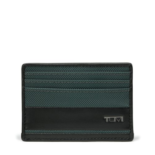 TUMI - Slim Card Case with 6 Credit Card Slots - Deep Pine