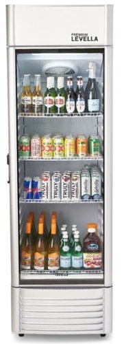 Premium Levella - 12.5 cu. ft. 1-Door Commercial Merchandiser Refrigerator Glass-Door Beverage Display Cooler