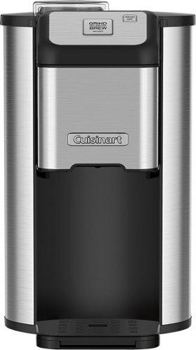 Cuisinart - Grind & Brew Single-Cup Coffeemaker - Silver-Front_Standard 