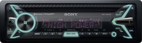  Sony - CD - Built-in Bluetooth - Apple® iPod®- and Satellite Radio-Ready - In-Dash Deck with Detachable Faceplate - Black