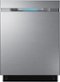 Samsung - WaterWall 24" Tall Tub Built-In Dishwasher - Stainless Steel-Front_Standard